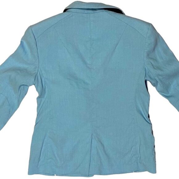 Rag and Bone Blue Margot Classic Fit Blazer Size 6 - Picture 8 of 11